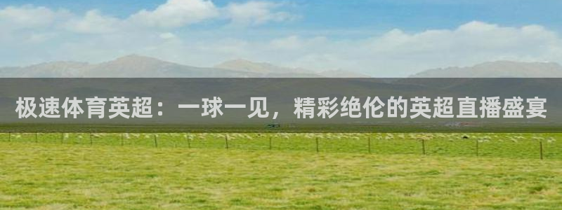 极速体育英超：一球一见，精彩绝伦的英超直播盛宴